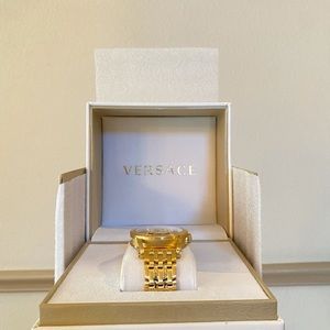 Versace Medusa gold watch